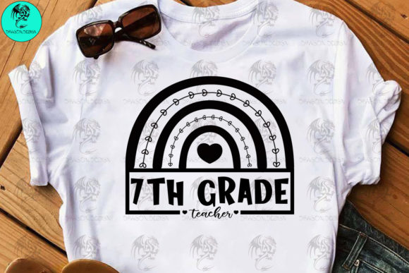 7th Grade Teacher Svg: Graphics for Crafts