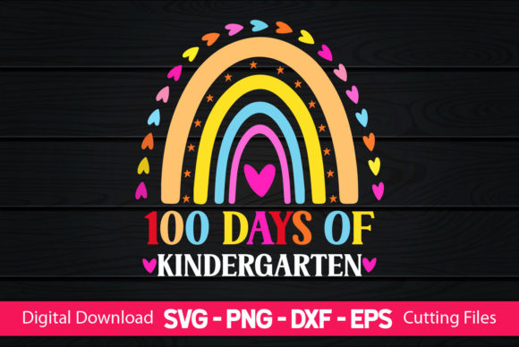 Graphics for Crafts: 100 Days of Kindergarten SVG