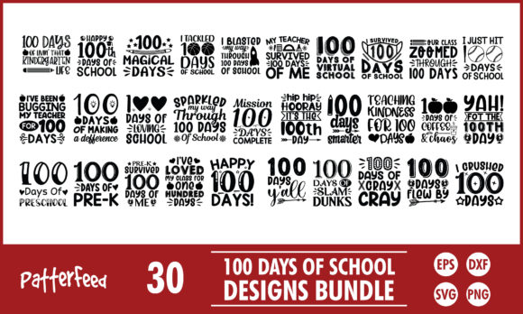 Graphics for Crafts: 100 Days SVG Bundle