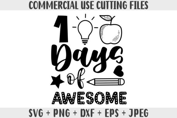 Reviewing the 100 Days of Awesome School SVG for Stitchers