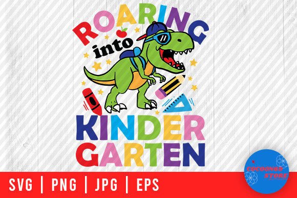 T Rex School SVG: Graphics for Crafts