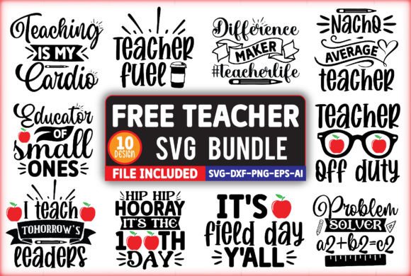 Teacher SVG Bundle: Crafts & Graphics