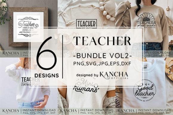 Teacher SVG Bundle Vol2: Graphics for Crafts