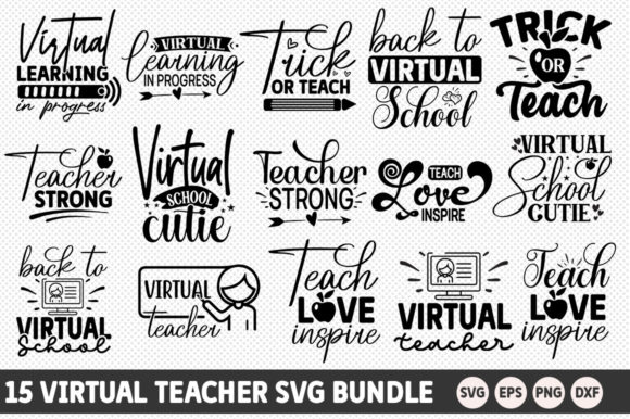 Virtual Teacher SVG Bundle: A Designer’s Review