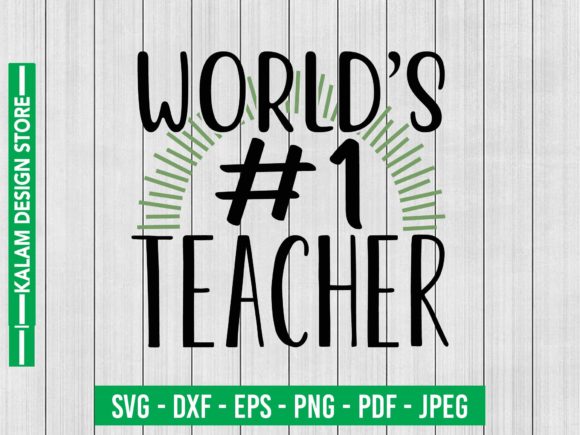 World’s 1 Teacher Graphics for Crafts